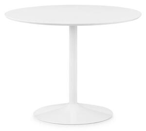 Balwina Round Wooden Dining Table In White