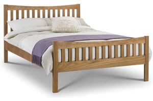 Barnett Wooden Double Bed In Solid Oak