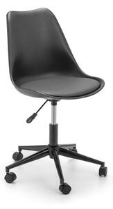 Edolie PU Fabric Office Chair In Black