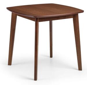 Laisha Wooden Square Dining Table In Walnut