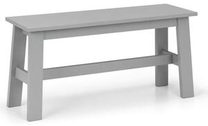 Kalare Wooden Dining Bench In Lajitar Grey