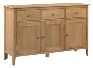 Callia Sideboard In Oak With 3 Doors And 3 Drawers