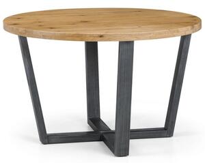 Barras Round Wooden Dining Table In Oak