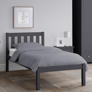 Lajita Wooden Single Bed In Anthracite