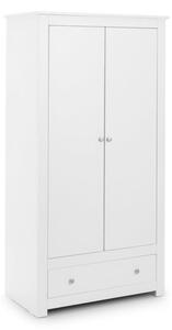 Raddix Wardrobe In Surf White With 2 Doors And 1 Drawer