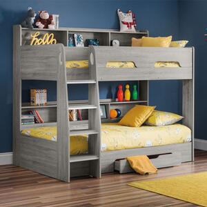 Oihane Wooden Bunk Bed In Grey Oak