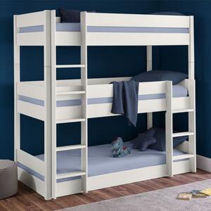 Taigi Wooden Bunk Bed In Surf White