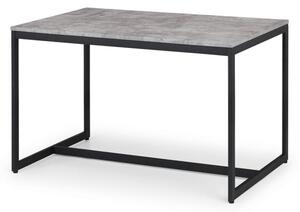 Salome Wooden Dining Table In Concrete Effect