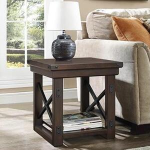 Welwyn Wooden Side Table In Espresso