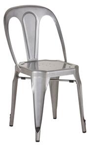 Dschubba Metal Dining Chair In Grey