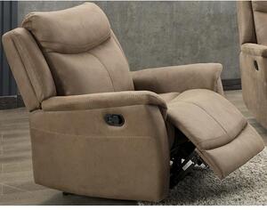 Arizones Fabric Fixed Armchair In Caramel