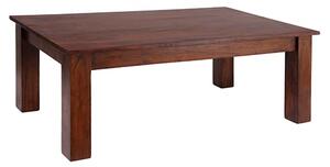 Cansu Solid Acacia Wooden Coffee Table In Dark Oak