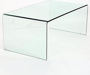 Afya Glass Coffee Table In Clear