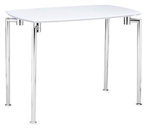 Filia High Gloss Console Table In White