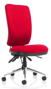 Chiro High Back Office Chair In Bergamot Cherry No Arms