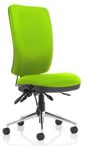 Chiro High Back Office Chair In Myrrh Green No Arms