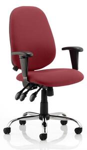Lisbon Office Chair In Ginseng Chilli With Arms