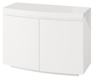 Felbridge Sideboard In White High Gloss With LED Stripe