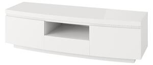 Felbridge High Gloss TV Stand With 2 Doors In White And LED