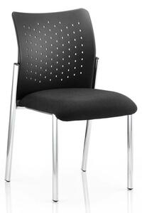 Academy Office Visitor Chair In Black No Arms