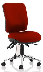 Chiro Medium Back Office Chair In Ginseng Chilli No Arms