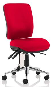 Chiro Medium Back Office Chair In Bergamot Cherry No Arms