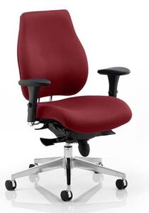 Chiro Plus Office Chair In Ginseng Chilli With Arms