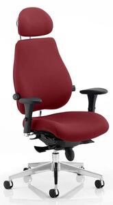 Chiro Plus Ultimate Headrest Office Chair In Ginseng Chilli