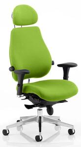 Chiro Plus Ultimate Headrest Office Chair In Myrrh Green