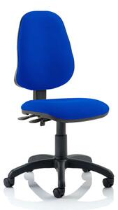 Eclipse Plus II Fabric Office Chair In Blue No Arms