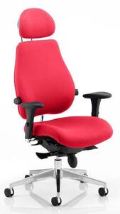 Chiro Plus Ultimate Headrest Office Chair In Bergamot Cherry