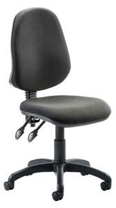 Eclipse Plus II Fabric Office Chair In Black No Arms