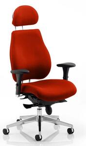 Chiro Plus Ultimate Headrest Office Chair In Tabasco Red