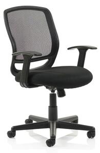 Mave Task Black Back Office Chair With Black Seat