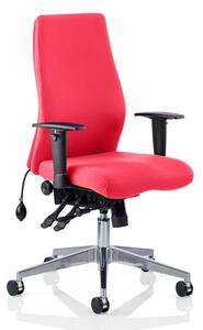 Onyx Office Chair In Bergamot Cherry With Arms