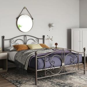 Beeville Metal King Size Bed In Bronze