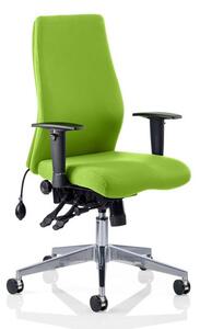 Onyx Office Chair In Myrrh Green With Arms