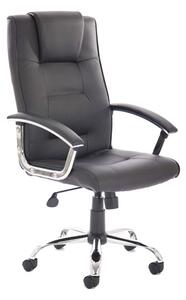 Thrift Leather Executive Office Chair In Black