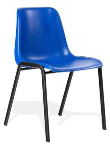 Polly Stacking Office Visitor Chair In Blue