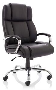 Texas HD Leather Executive Office Chair In Black