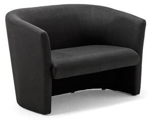 Neo Fabric Twin Tub Chair In Black