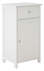 Partland Wooden Floor Standing Bathroom Storage Cabinet In White