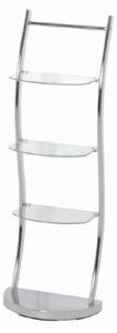 Chrome Bathroom Display Shelving Stand