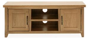 Romero Wooden TV Stand With 2 Doors In Natural