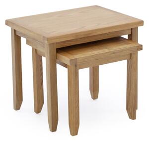 Romero Wooden Nest Of 2 Tables In Natural