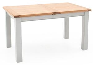 Amberley Large Wooden Extending Dining Table In Grey Oak