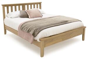 Romero Low Footboard Wooden Double Bed In Natural