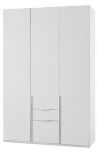 New York Wooden 3 Doors Wardrobe In White