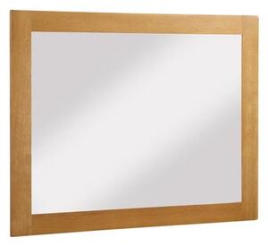 Adriel Bedroom Wall Mirror In Light Oak Wooden Frame