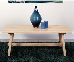 Bergen Wooden Rectangle Coffee Table In Light Oak